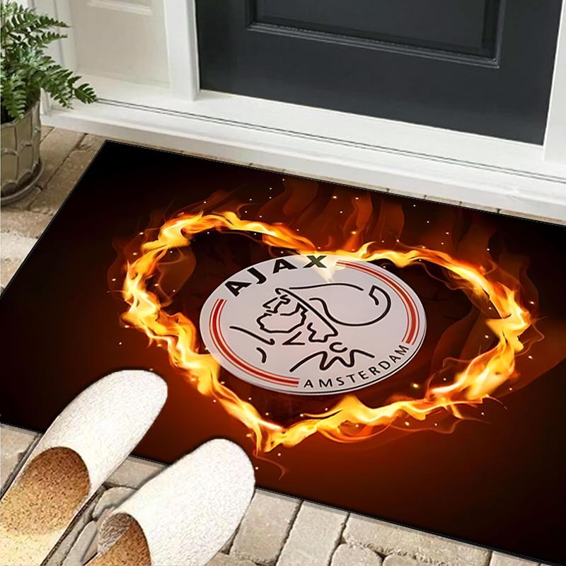 1PC rug Ajax Amsterdam Crest Carpet, Chair Rug,Area Rug for Office Bedroom living rooms bedroom, Doormat decor Christmas fan gifts