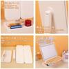 Actress Mirror with LED Makeup Tabletop 3 Color USB Touch Memory White Mirror, Three-Way Light, Mirror, Mirror, 2x/3x Magnification, Switching, Type-C