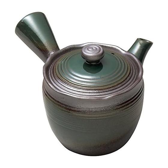 Banko Ware Banko Teapot Teapot No. 1.5 Dark Green Glaze 0977-2860