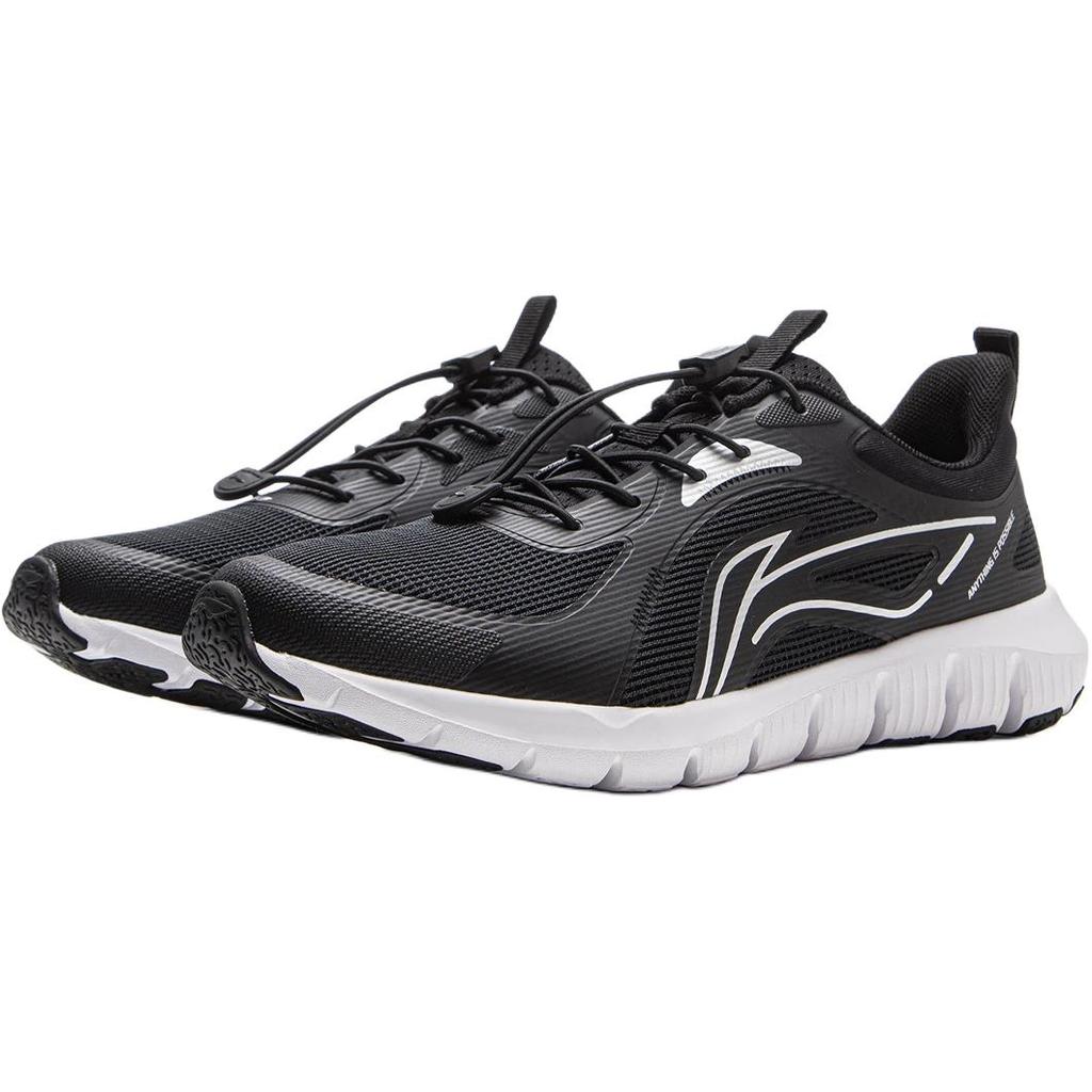 Li Ning Kids Comfortable Versatile Durable Low-Top Running Shoes Kids Running Shoes Black YKFV149-3