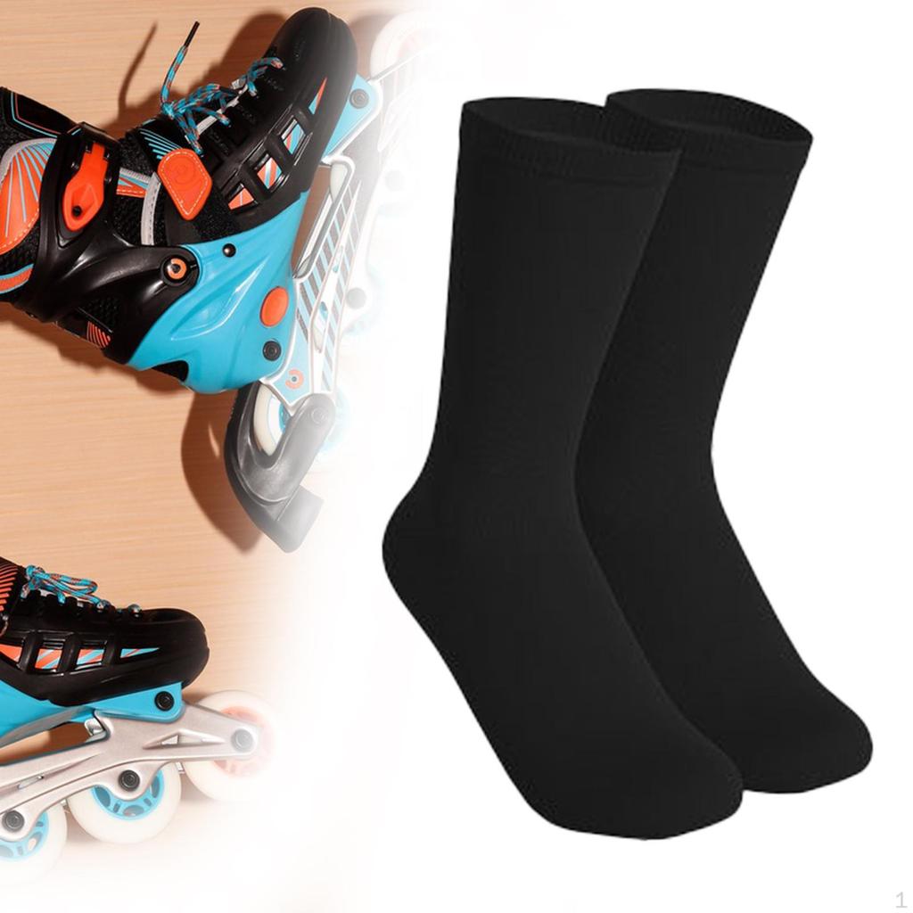 Ice Skating Socks Cotton Roller Skate Soft Figure Knee High
