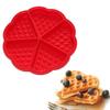 Moule à Gaufres - Utile - Silicone - Rouge - Compatible Congélateur - Lave-vaisselle