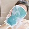 Three-piece Bathing Device Thickened Mud Rubbing and Decontamination Bath Ball Suit Pull Back Strip Long Rub Back Towel
