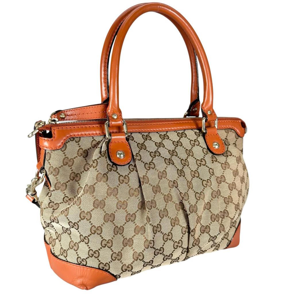 GUCCI Sukey 247902 Handbag Orange Women used
