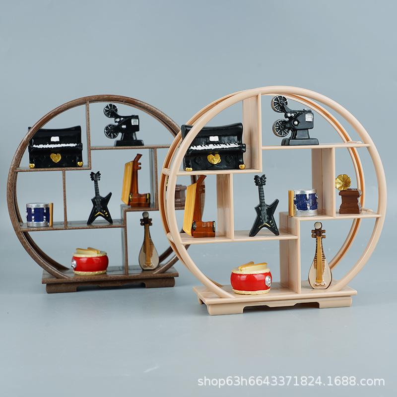 Simulation Musikinstrument Klavier Chinesische Guqin Erhu Violine Gitarre Mini Puppenhaus Mikrolandschaft Ornament Spielzeug