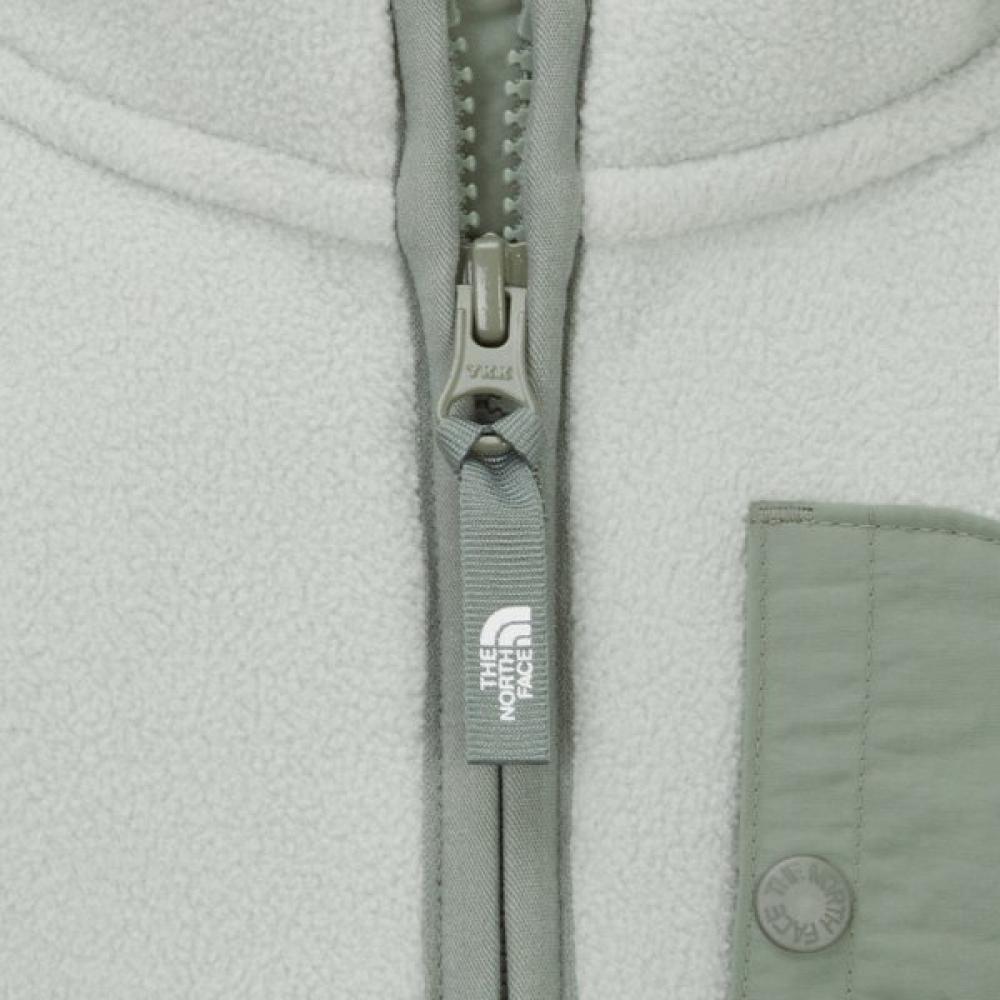 The North Face Kids Campout Fleece Jacket Gray Mist Nj4fr50v