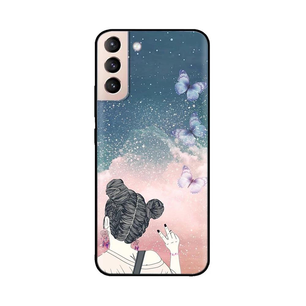 Silicone Case For Samsung Galaxy S21FE Case S21 Ultra 5G Soft TPU Phone Case S21 FE Fundas For Samsung S21 Plus s21+ S 21 Cover