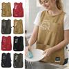 Waterproof Chef Apron Cartoon Catering Work Clothes Fashion Kitchen Vest Apron  for Home Kitchen