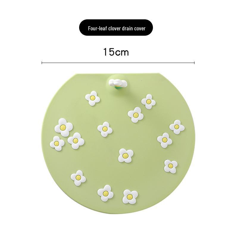 Anti-Odor Drain Cover: Thickened Insect-Proof Mat for Bathroom, Toilet, and Kitchen