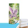 Magical Forest Winged Unicorn Beach Towel Patterned Sunscreen And Windproof Suitable For Swimming Pool Camping Travel