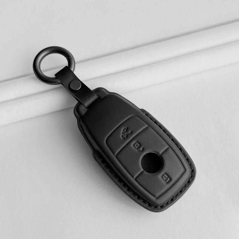 Genuine Leather Key Cover for New Mercedes C200L GLC260L A180L E300L