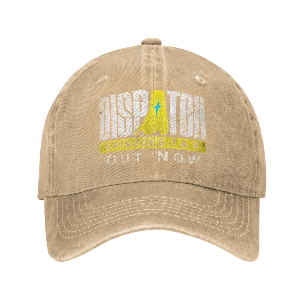 Men Women Dispatch Video Game Printed Hat Classic Distressed Cotton  Baseball Cap Adjustable