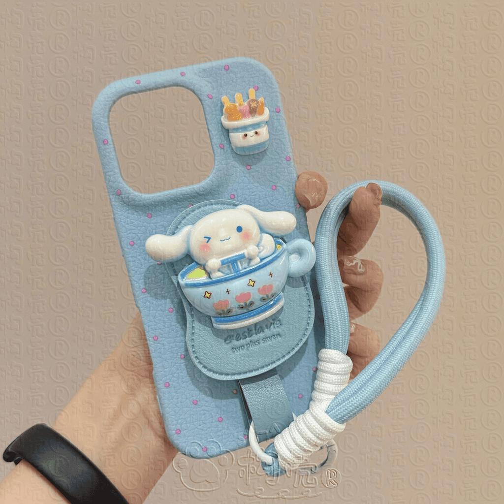 Pudding Dog Potato Stand Applicable To Apple 16 Promax Mobile Case IPhone 15pm New Model 14pro 13