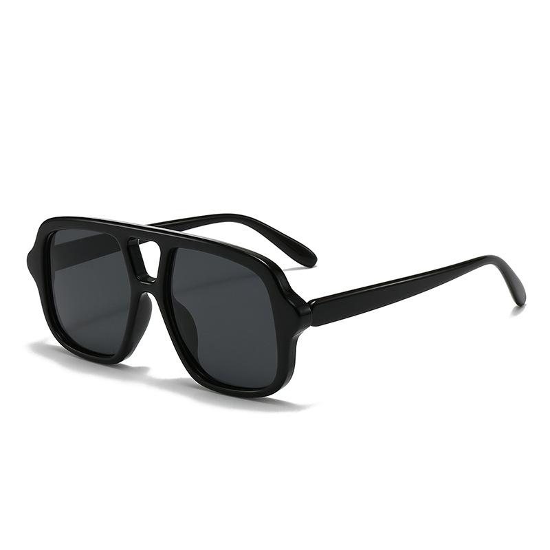 

Vintage Square Sunglasses Women Men Double Bridge Cool Glasses Polygon Eyewear for Male Female UV400