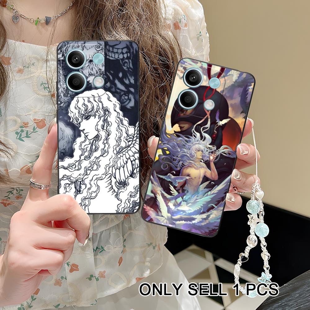 Anime Griffith Phone Case for POCO M7 M6 M5 M4 M3 X7 X6 X5 X4 X3 Pro GT 5G Soft TPU Shockproof Cover