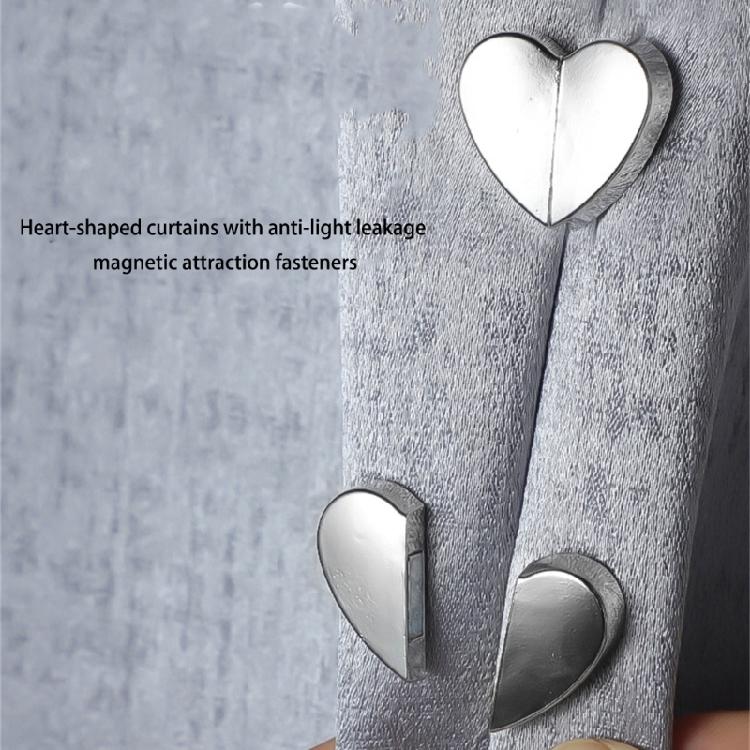 Decorative Heart Magnetic Curtain Fasteners 10Pcs Without Nails Installation Secures Drapes Closed Indoor Outdoor Use