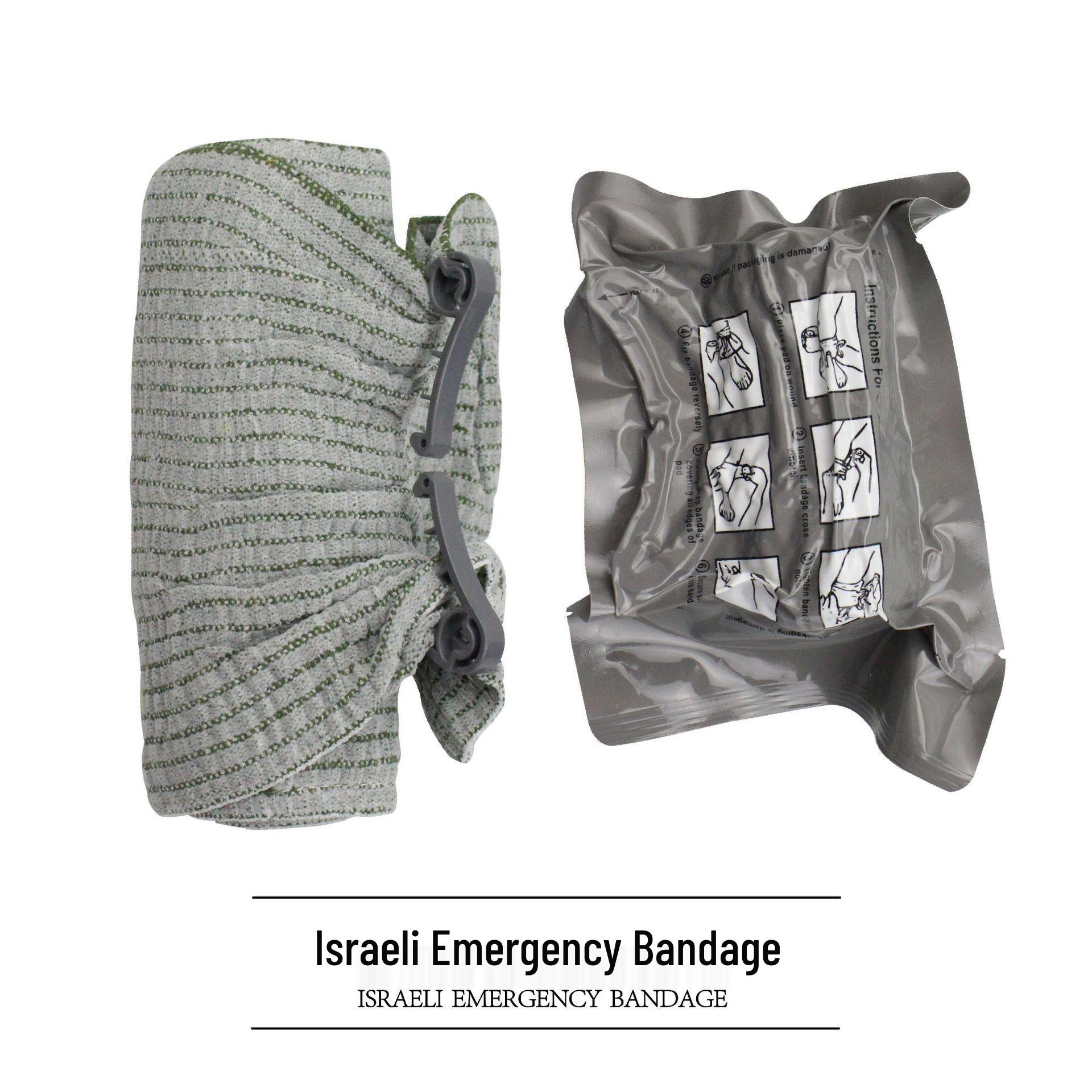 

4/6-дюймовый израильский тактический эластичный бинт - Гемостатический жгут для первой помощи и вакуумный компрессионный бинт 4-inch