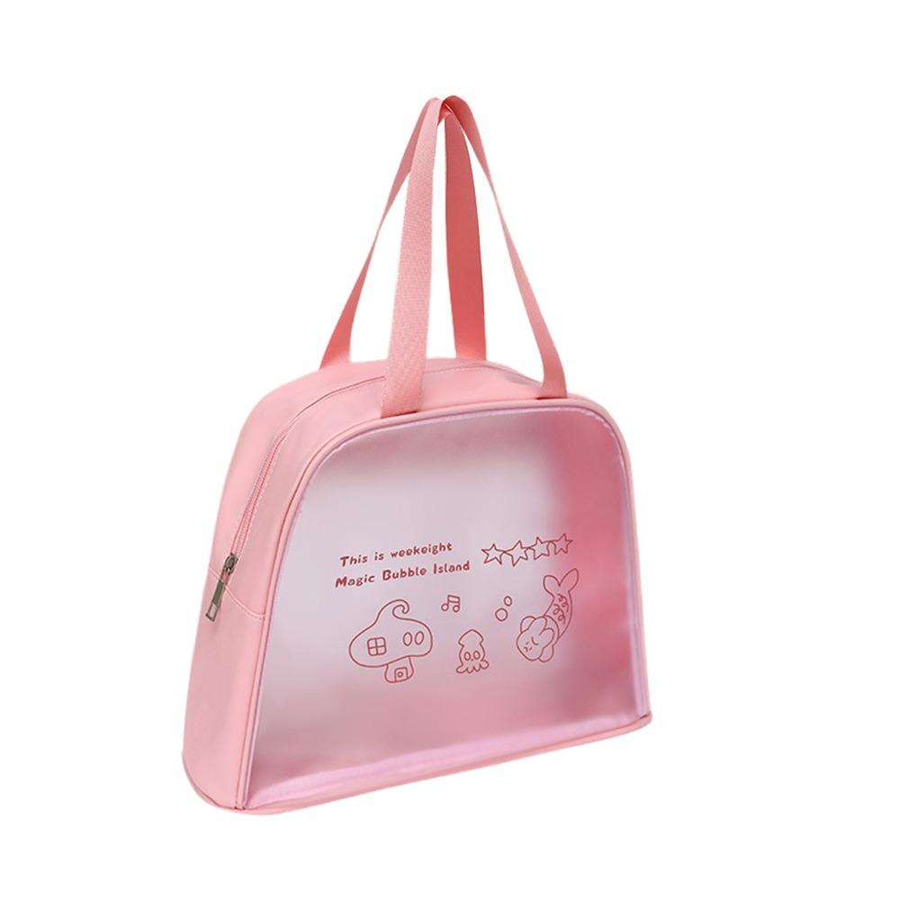 

Mutlicolor Swimming Storage Bag Multi-purpose Toiletries Bag Portable Cosmetic Bag Travel Supplies Pink-S