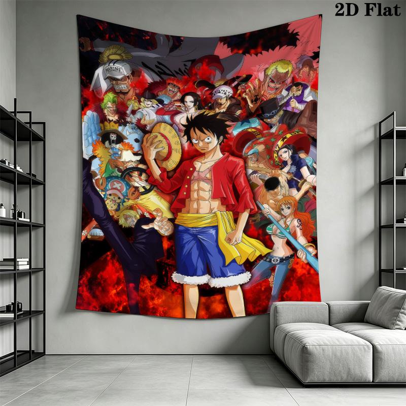 One Piece Wall Tapestry Aesthetic Wall Hanging Printed Fabric Blanket Decorative Tapestries For Bedroom Living Room Home Decor