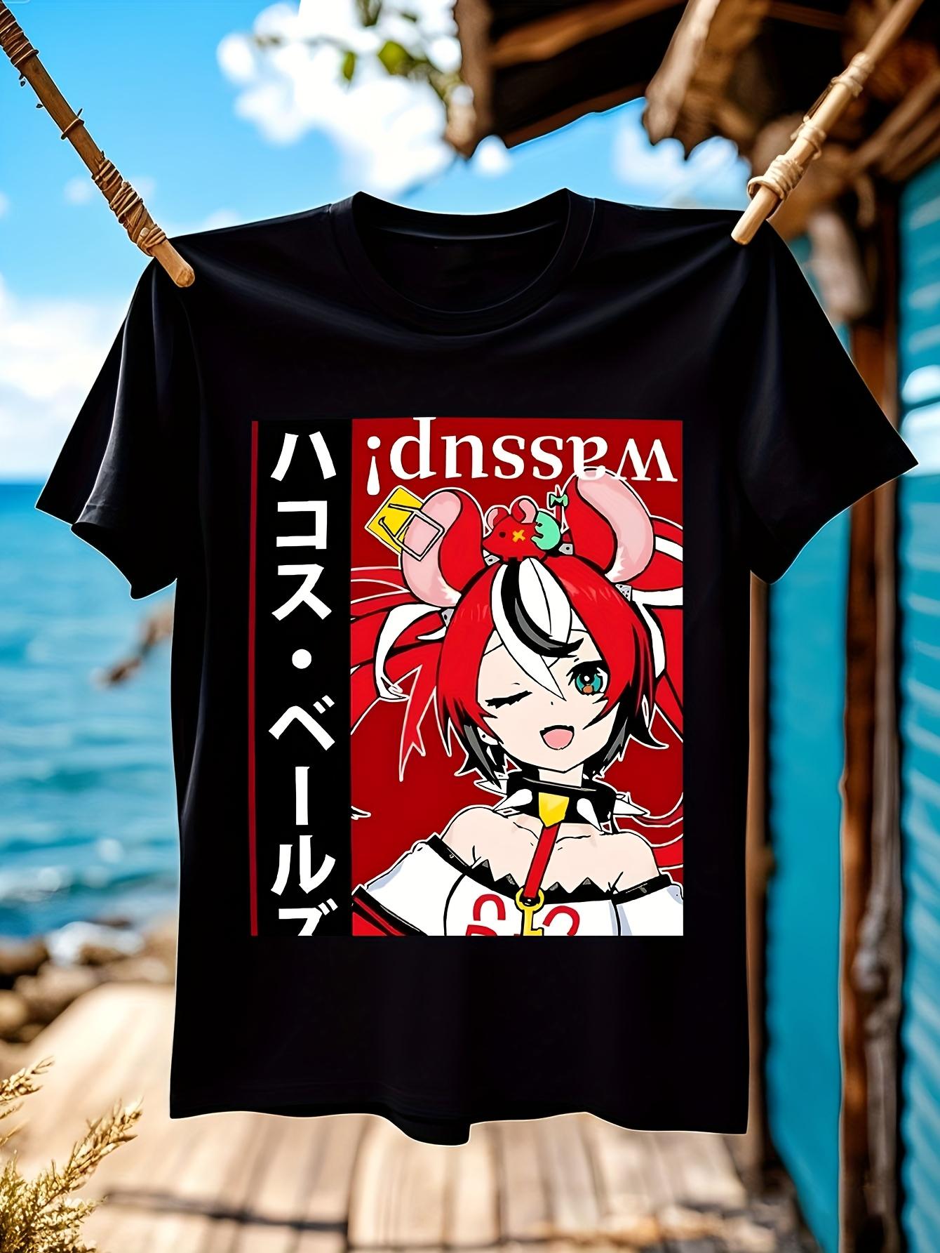 Hololive EN Council Hakos Baelz Anime Graphic Tshirt Grap... S