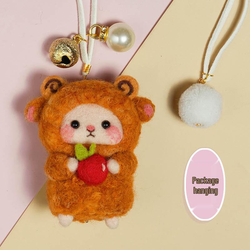 Kit Artizanal DIY Oaie din Pâslă de Lână - Ornament Handmade & Antistres