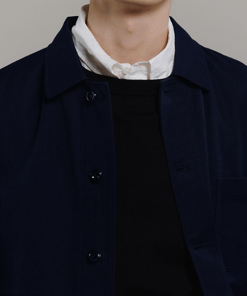 Blankroom French Work Jacket_Navy