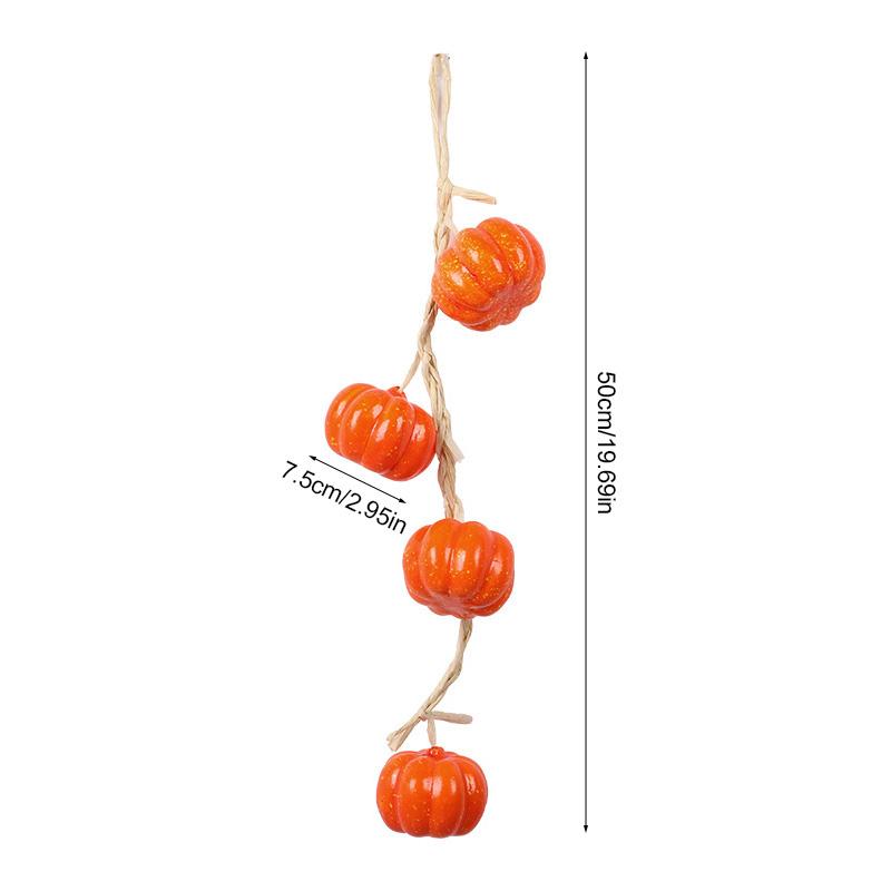 Artificial Fruit Vegetables Fake Chili Garlic Pumpkin For Home Kitchen Farm Party Wall Hanging Decoration Foam Pepper Strings