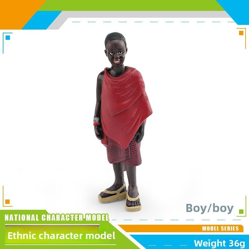 Authentic World Ethnic Pvc Figurine Set With Static Human Models For Collection And Gift