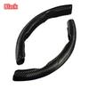 One Pair Car Steering Wheel Cover Wear Resistant Carbon Fiber Pattern Universal Car Steering Wheel Cover