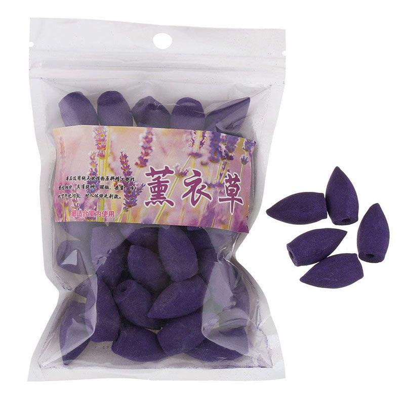 Exquisite Buddhist Incense Burner With Smoke Backflow Ceramic Glaze Censer Cone Holder