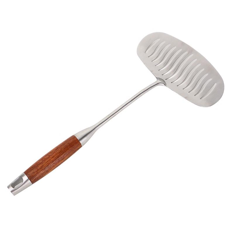 

Ru Han 304 Stainless Steel Kitchen Utensil Set with Pear Wood Handles