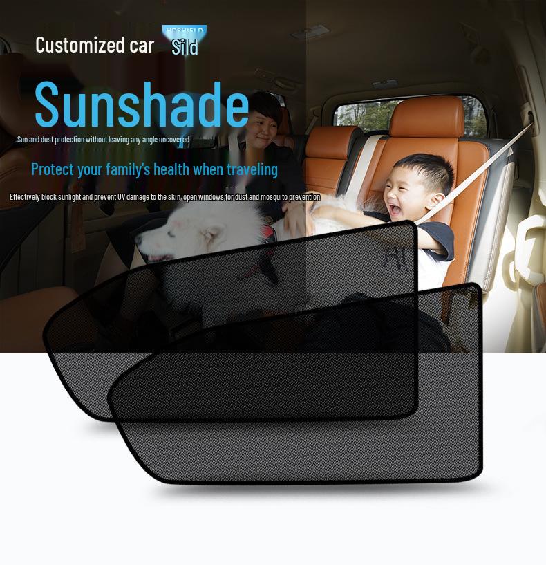 Sunshade & Privacy Magnetic Car Curtain for Zhiji LS9/LS7/LS6/L6