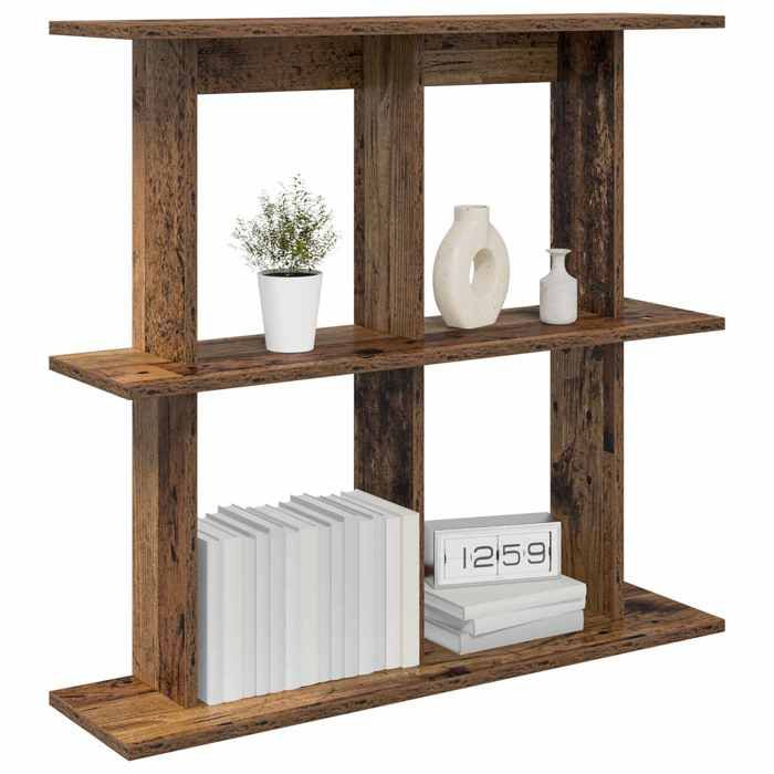 Maison Exclusive - Étagère Murale Montage mural Bois ancien 100 x 20 x 75 cm