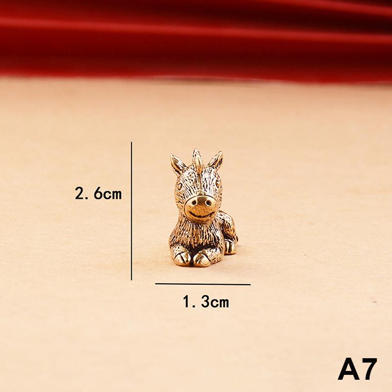 

Латунные фигурки знаков зодиака Зодиакальная лошадь Настольное украшение Статуэтка животного Коллекционная Декор салона автомобиля Настольный и домашний декор Идеальный подарок A7