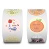 Cartoon Blessing Words Stickers Roll - Decorative Sealing & Student Notebook Tape
