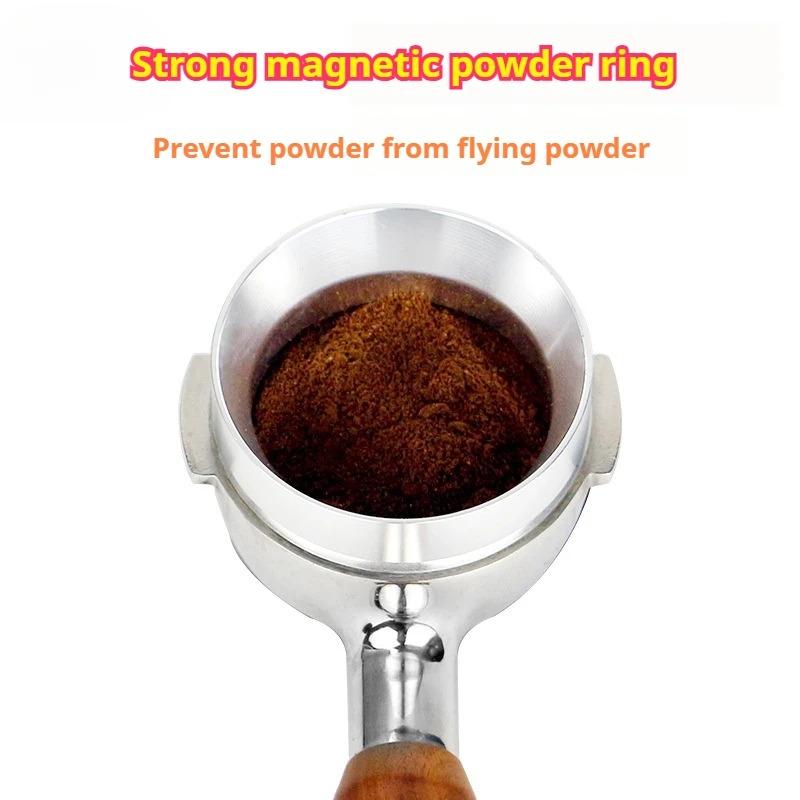 Barista Tamper and Dosing Ring Kit Aluminum Portable Filter Accessories for Espresso Machine Precise Powder Distribution