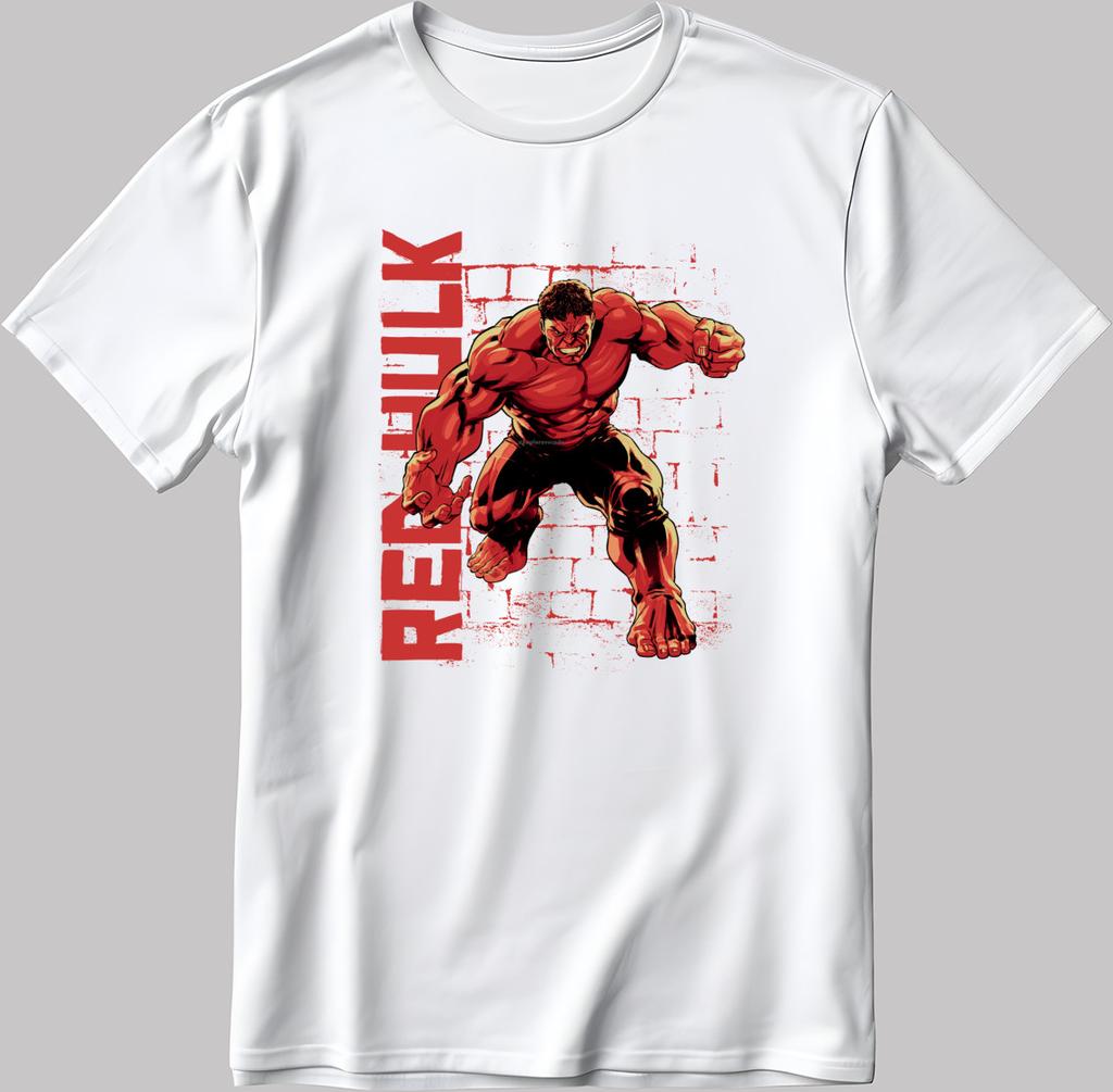 Marvel Captain America Brave New World Red Hulk White-Black Men's / Women's P326