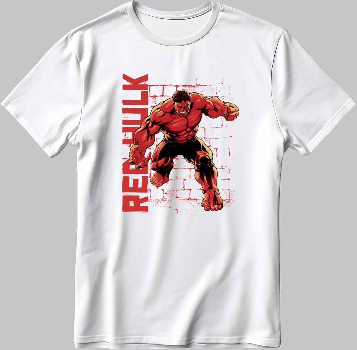Marvel Captain America Brave New World Red Hulk White-Black Men s / Women s P326 L