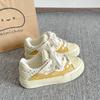 Casual board shoes women's spring and summer new versatile niche shoes platform student white shoes bread shoes