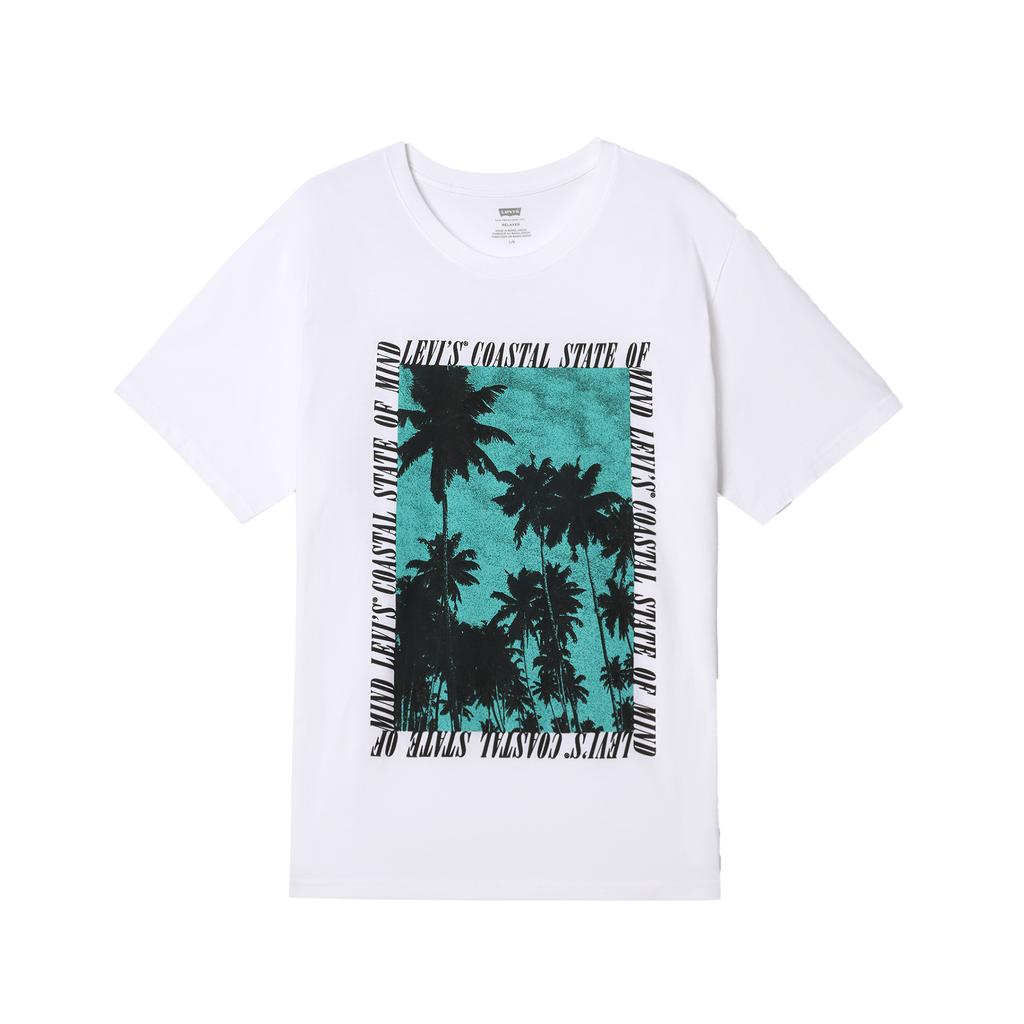 Levis American Vintage Printed Knit Casual Short Sleeve T-Shirt Unisex Tops 16143-2644