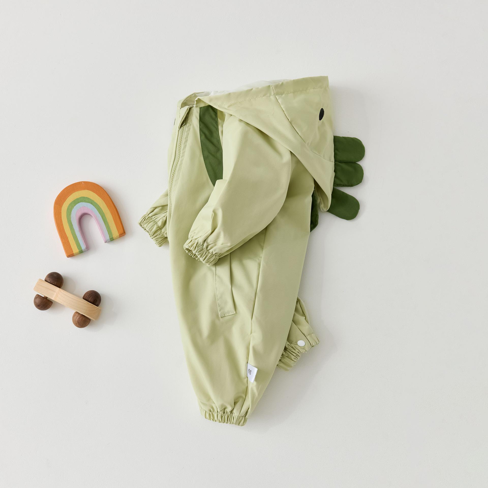 

Весенне-осенняя детская куртка-ветровка с капюшоном - боди с длинным рукавом для новорожденных 80 cm