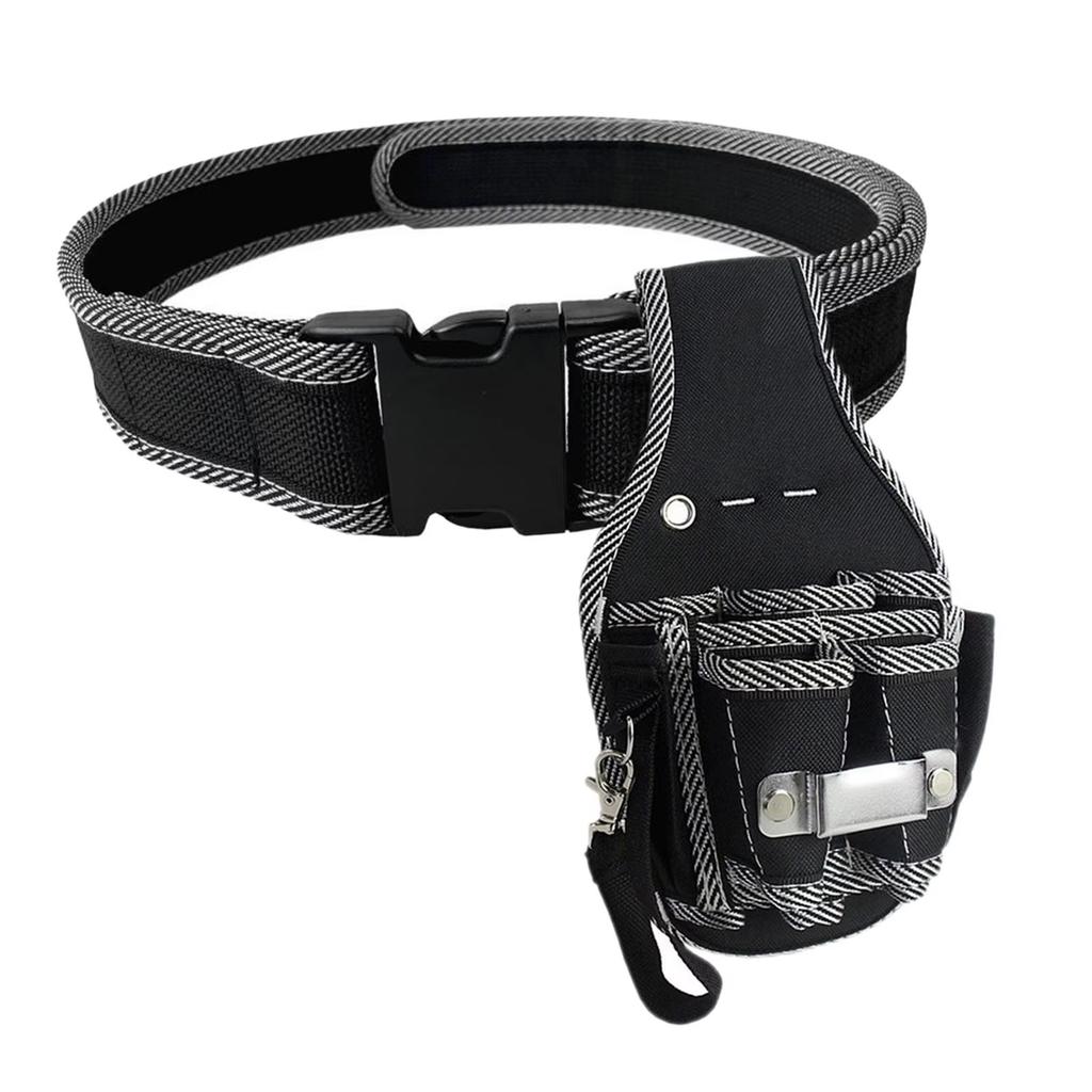 Electrician Repair Waist Tool Bag With Multi Pocket Large Capacity 600d Oxford Cloth Outdoor Waist Bag for Tool Storage Arrange