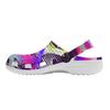 Printed White Garden Clogs Unisex Lightweight EVA Slip On Shoes Breathable Beach Pool Bathroom Home Summer Wear Outdoor Use