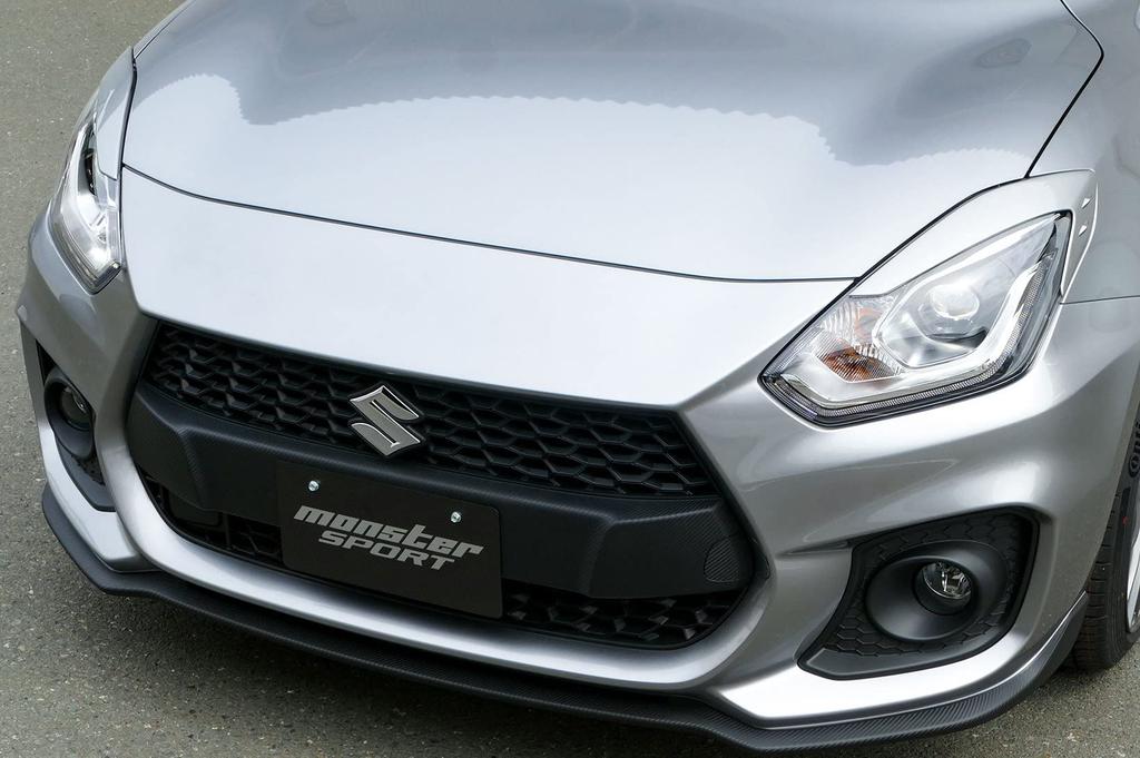 MONSTER SPORT Headlamp Silver for Swift Sport and Swift Garnish, (ZNC) (ZC33S) (ZC83S, ZC13S, etc.), 767500-765ZNC
