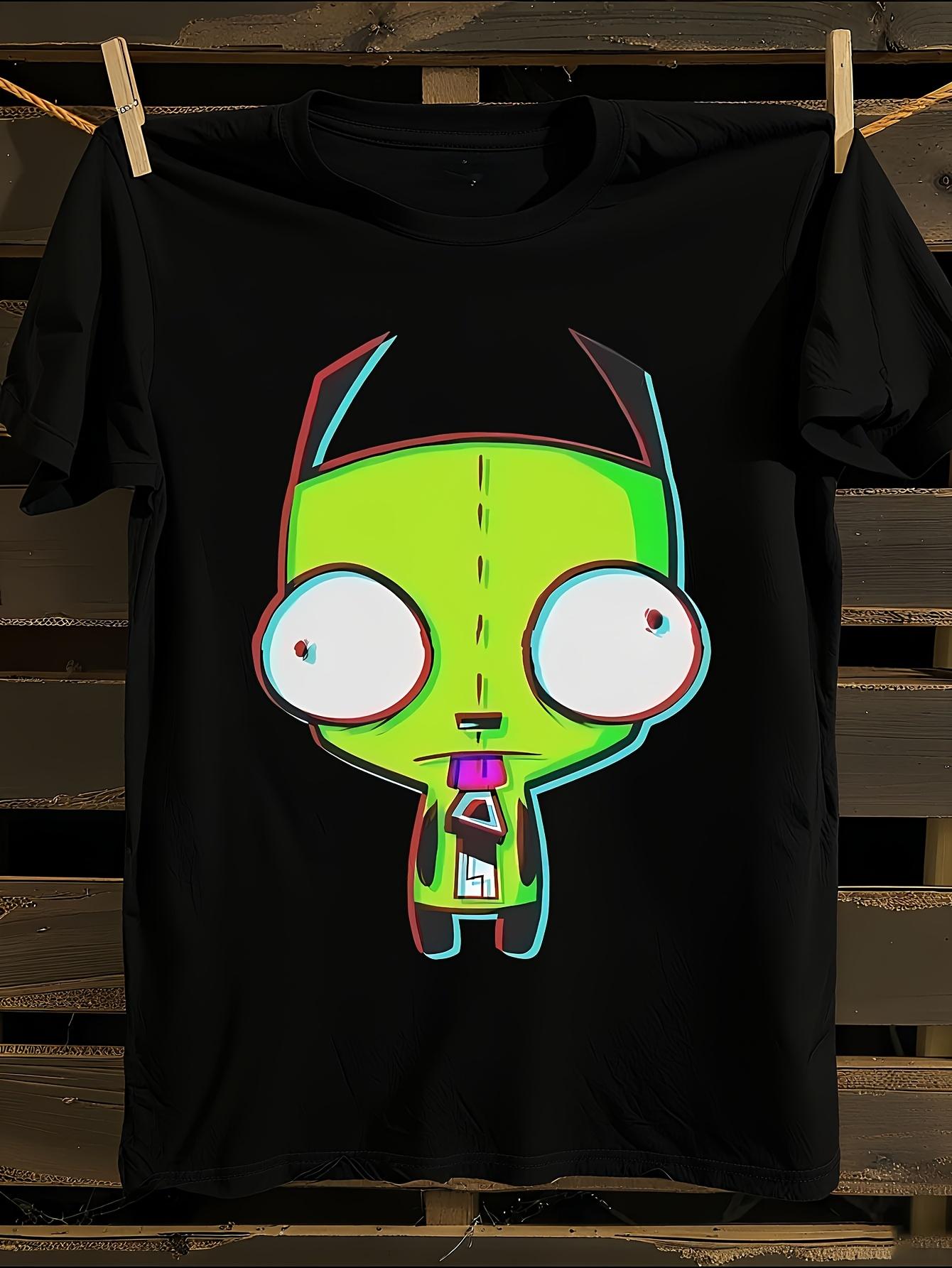 Glitch d Gir Invader Zim Anime Tshirt Anime Tshirt M