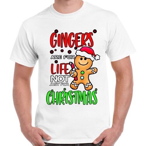Les gingers sont pour la vie, pas pour no?l, dr?le, cadeau de no?l, t-shirt 2864 S