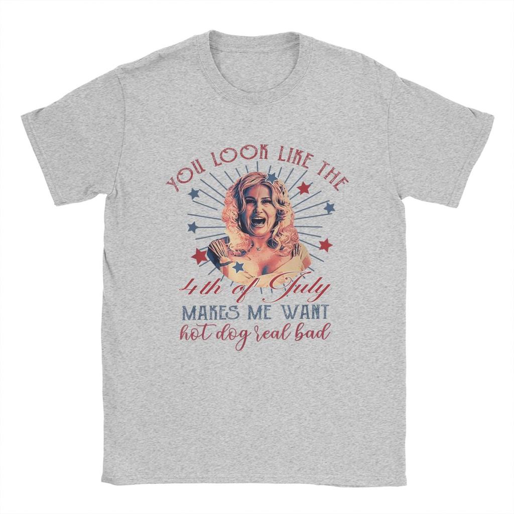 Funny You Look Like 4th Of July Hot Dog T-Shirts Men Legally Blonde Creative Cotton Tee Round Neck Short Sleeve T Shirts Tops