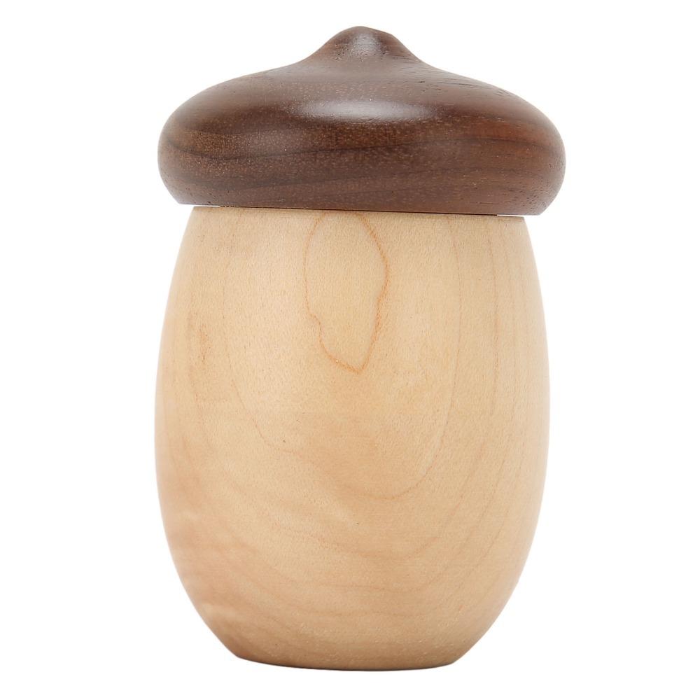 Wood Wood Toothpick Holder Rounded Toothpick Holder Dispenser Toothpick Storage Box Office Use