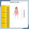 1/64 Scale Sitting Girl Model Resin Car Show Tiny People for Train Layout Miniature Scene