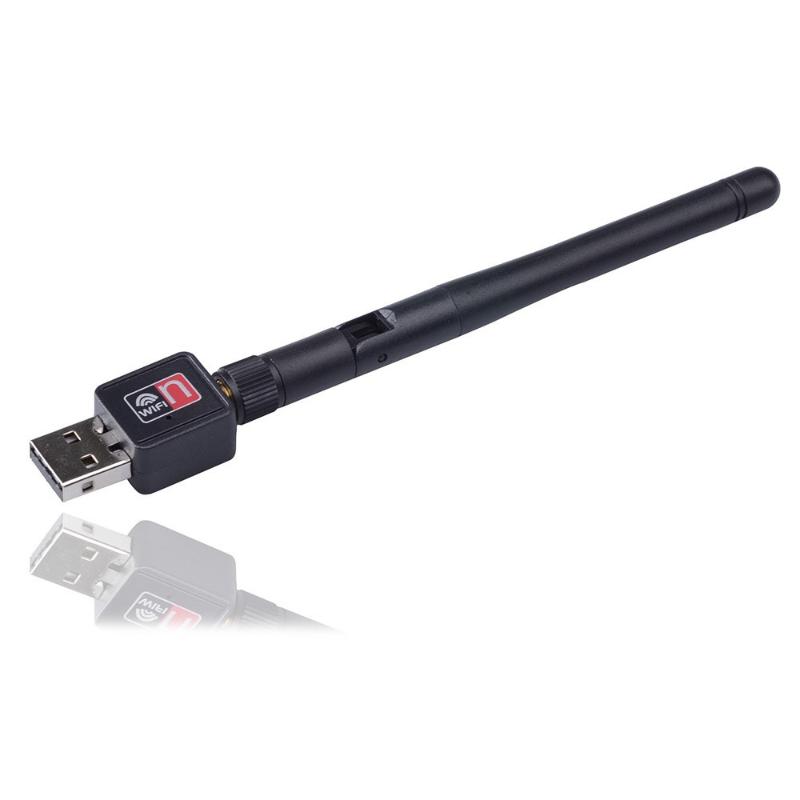 1 Set Wi-Fi Receiver Transmitter Dongle 2Db/5Db 150Mbps Wireless Network Card Usb 2.0 802.11 B/G/N Lan Wifi Antenna Adapter